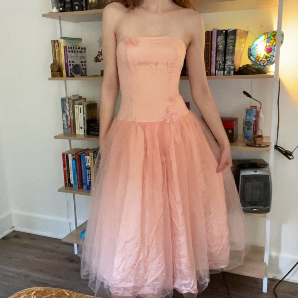 vintage 80s lace dress!!
